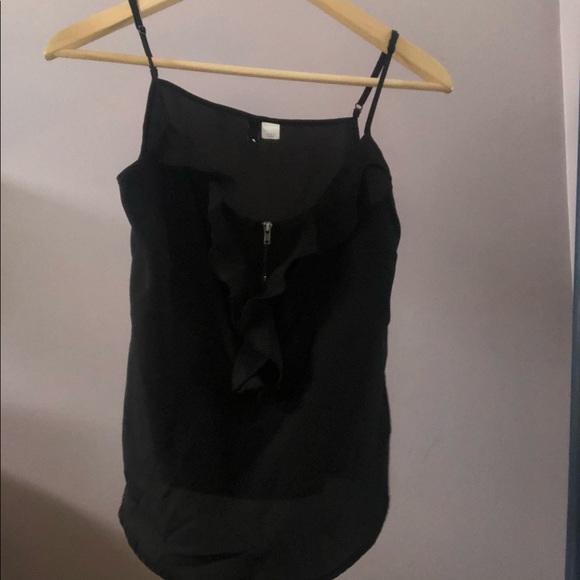 Divided Black Tank Top - Picture 4 of 5